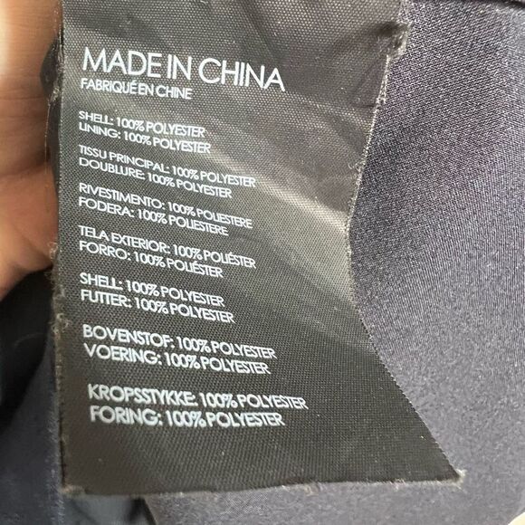 Club Monaco Women's Black Long Sleeve With Geometric Cutout  Sheath Dress Size 6 - Picture 5 of 7